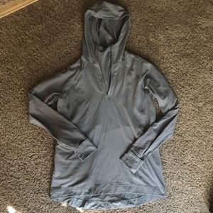 Teal/green Lulu hooded athletic jacket